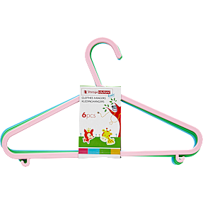 Børnebøjler 6-pak - flere varianter - assorteret