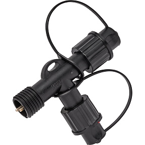 Q-line T-connecter samlingsstykke - sort