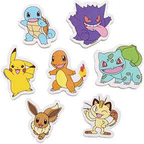Pokémon viskelæder 7-pak