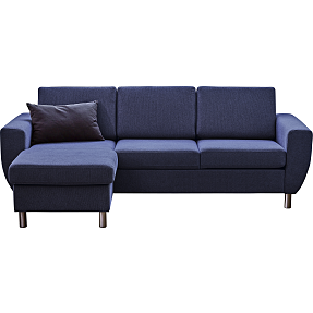 Rom Nordic vendbar sofa med chaiselong - navy