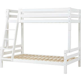 Hoppekids ECO Luxury familie køjeseng 90x200 cm / 120x200 cm - hvid