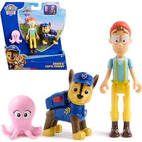 Paw Patrol Chase & Captain Turbot figursæt