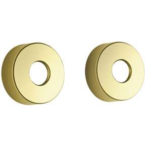 Damixa Rosetter 3/4" Ø75 mm 2 stk poleret messing Med PVD overfladebelægning