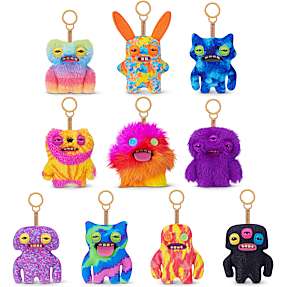 Fuggler nøglering 13 cm - flere varianter - assorteret