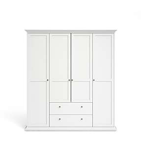 Paris garderobeskab - hvid