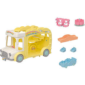 Sylvanian Families Regnbue børnehave bus