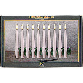 Windsor juletræslys med  LED-lys 15 cm