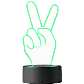 Hologramlampe - grøn