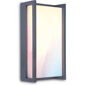 Lutec Qubo LED væglampe - grå