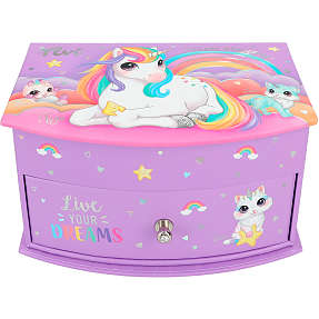 Ylvi smykkeskrin - enhjørning
