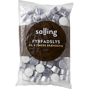 Salling fyrfadslys 65-pak - Hvid