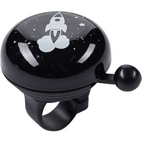 321Go! ringeklokke - sort med rumskib