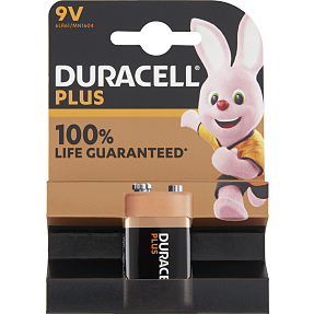 Duracell Plus 9V batterier