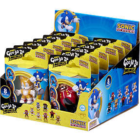 Goo Jit Zu Sonic strækbar figur - flere varianter - assorteret
