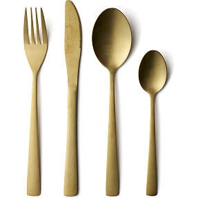 Marie Sohl bestiksæt 16 dele - matguld