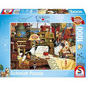 Schmidt Puzzle Charles Wysocki puslespil 1000 brikker