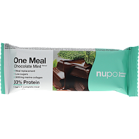 Måltidserstatningsbar m. chokolade og mint