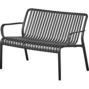 Messina loungesofa - sort