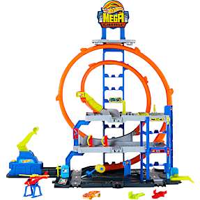 Hot Wheels Mega Loop Garage – flere varianter – assorteret
