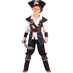 Pirat deluxe kostume str. 104