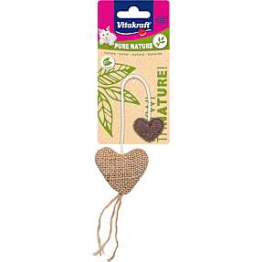 Kattelegetøj hjerte