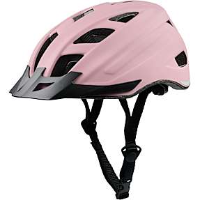 SCO Urban cykelhjelm med lys - rosa