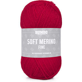 BUMBO Soft Merino Fine Uldgarn - Rød 1134