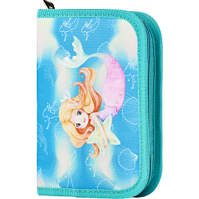 Danpen penalhus med indhold - havfrue