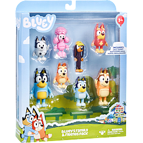 Bluey figur multipakke