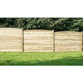 HORTUS afslutningsprofil "bue" til profil plankehegn