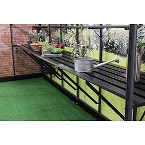 Juliana integreret lamelbord - sort