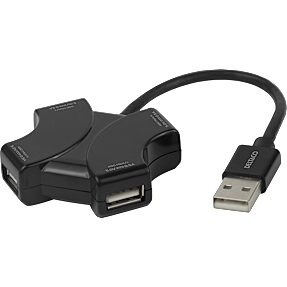 Deltaco USB-A hub 4-port