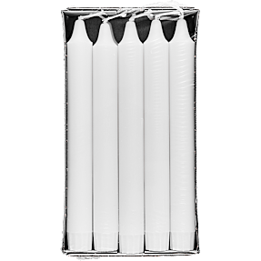 Salling kronelys 2,2x20 cm 10-pak - hvid