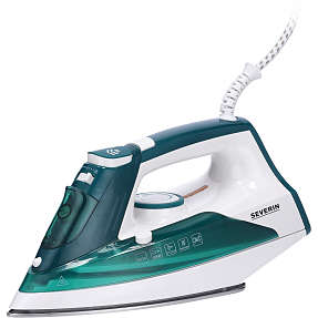 Severin strygejern - hvid/grøn