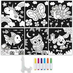 Out of the box farvelægning efter tal kreasæt