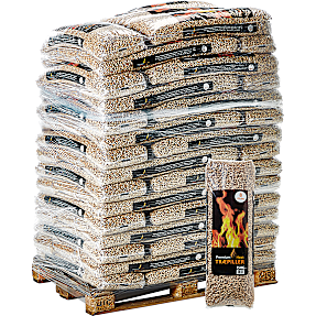 Premium Heat træpiller 8 mm - trucklevering - 1 palle á 900 kg