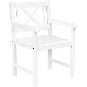 Rosenborg Compact havestol - hvid højglans