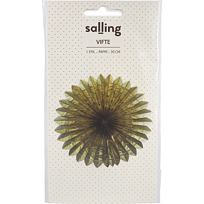 Salling vifte Ø:30 cm - guldfarvet