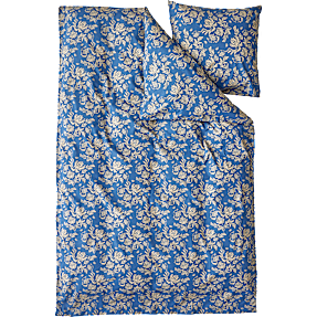 Salling sengetøj 140x200 cm - blå blomstret