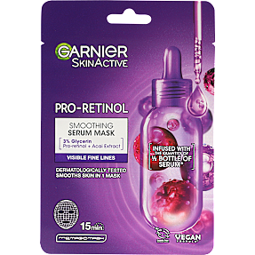 Smoothing Serum ansigtsmaske m. retinol, glycerin og acaiekstrakt