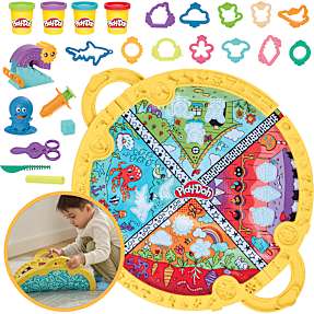 Play-Doh Fold og Go bærbar legemåtte