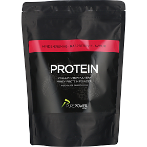 Valleproteinpulver m. hindbærsmag