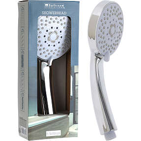 Brusehoved 5 funktioner - krom