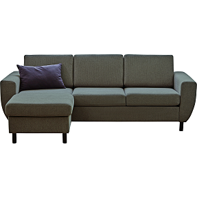 Rom Nordic vendbar sofa med chaiselong - grøn