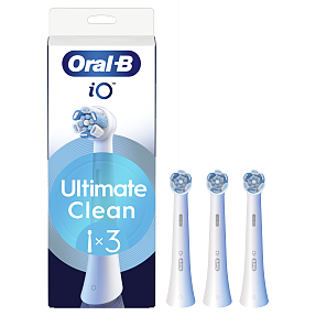 Oral-B iO Ultimate Clean tandbørstehoveder 3-pak - hvid