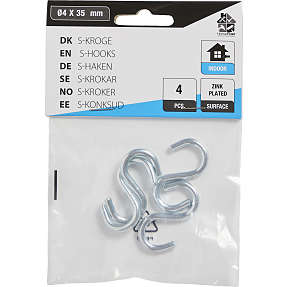 HomeFixer s-krog 4x35 mm 4 stk
