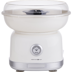 Køkkenchef candyfloss maskine - hvid