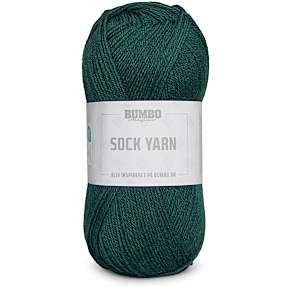 Bumbo strømpegarn fv. 2056 gran grøn