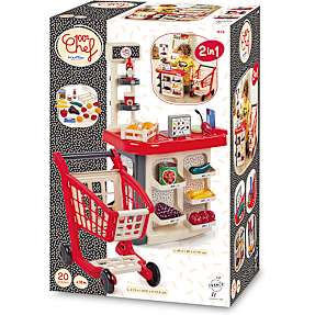 Ecoiffier Købmandsdisk og vogn legetøj