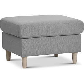 Rom Nordic puf - lysegrå